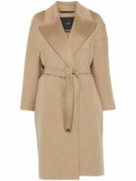 Max Mara Women's Unstructured Double Cashmere Coat in Nude & Neutrals | Size 40 | VALLE