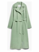 Max Mara Women's Wool And Cashmere Coat in Green | Size 34 | HANS