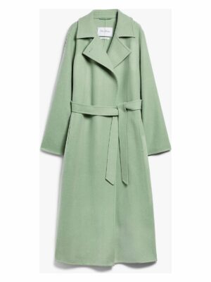 Max Mara Women's Wool And Cashmere Coat in Green | Size 34 | HANS