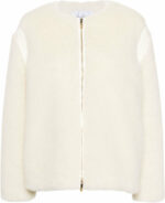 Max Mara Women's Wool Short Jacket in White | Size 42 | 11081021600