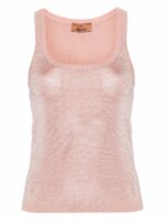 Missoni Women's Sleeveless Top in Pink | Size 44 | DS24SK0SBK033DL300D