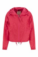 Moncler Women's Vernant Hooded Jacket in Fuchsia | Size 1 | I10931A00129596S4