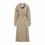 Moschino Women's Cotton Nylon Coat in Nude & Neutrals | Size 38 | 242D06085419