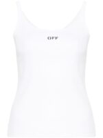 Off-White Women's Tank Top With Logo | Size 38 | OWAD072C99JER002