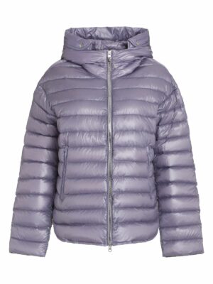 Parajumpers Women's Melua Techno-Nylon Down Jacket in Lilac | Size Small | PWPUMH31 Color 0248