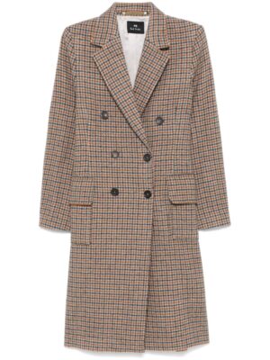 Paul Smith Women's Houndstooth Coat | Size 42 | W2R240CN3122892