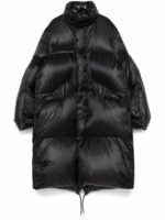 Sacai Women's Oversized Down Jacket in Black | Size 2 | 2407599