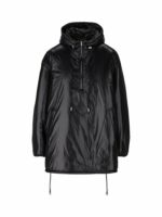 Saint Laurent Women's Nylon Windbreaker-Jacket in Black | Size 38 | 749612Y5F65 Color 1000