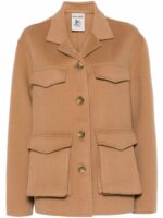 Semicouture Women's Katrina Wool Coat in Beige | Size 38 | Y4WV20U70 Color 0