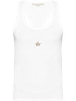 Stella Mccartney Women's Mini Star Tank Top in White | Size Large | 6J02913SPZ119000