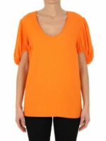 Stella Mccartney Women's Top in Orange | Size 40 | 604069SSA02