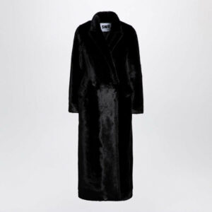 Swd By S.w.o.r.d. Women's Long Faux Fur Coat in Black | Size 40 | 8573EKO