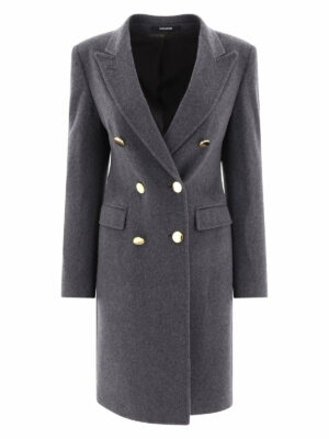 Tagliatore Women's "parigi" Coat in Grey | Size 42 | C Color PARIGI10B350001G5053
