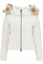 Tatras Women's Short Down Jacket By Avec in Bianco | Size 1 | LTAT24A4866D