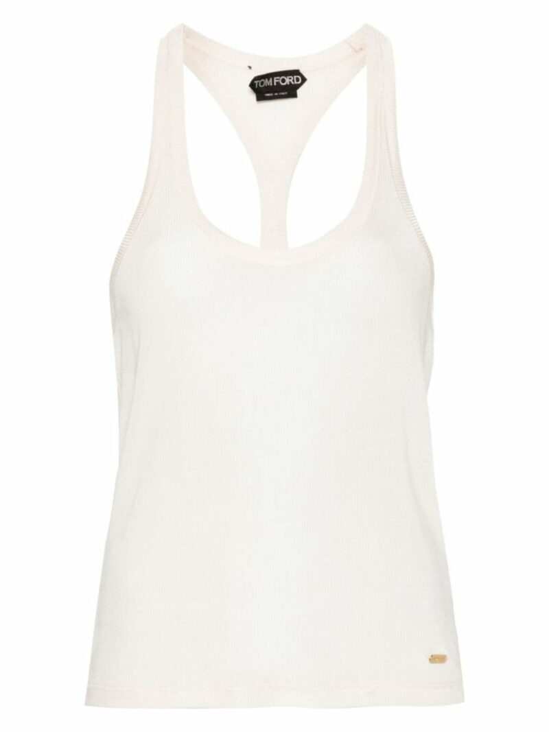 Tom Ford Women's Jersey Tank Top in Beige | Size 40 | TSJ565JEX079AW013