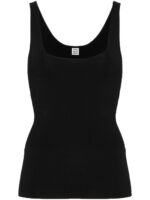 Toteme Women's Tank Top in Black | Size Large | 243WRT0349YA0080