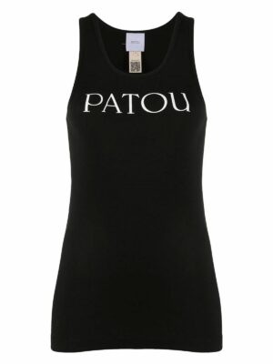 Women's Patou Tank Top in Black | Size Medium | JE0159994