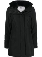 Woolrich Women's Boulder Parka Coat in Black | Size XL | CFWWOU0724FRUT0001BLK