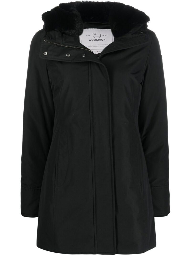 Woolrich Women's Boulder Parka Coat in Black | Size XL | CFWWOU0724FRUT0001BLK