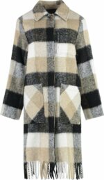 Woolrich Women's Wool Blend Coat in Beige | Size Medium | CFWWOS0091FRUT3494 Color 8596